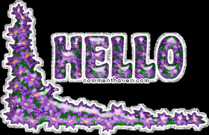 Hello, Hi, Hey, Whats up Glitter Pictures, Images, Graphics, Comments ...