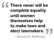 all women in the country the legal right to vote
