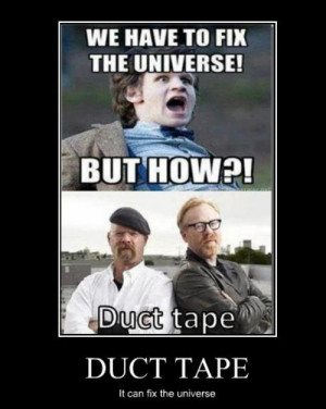 Dr. Who, meet the Mythbusters. Mythbusters, Dr. Who.