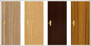 veneer walnut wooden flush doors