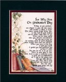 For My Son on Graduation Day, #141, Touching 8x10 Poem, Double-matted ...