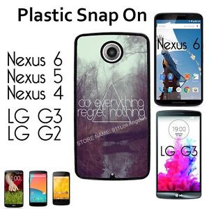 Cute-Quote-Regret-Girly-Hip-Case-For-Nexus-4-5-6-LG-G2-G3-Snap-On ...
