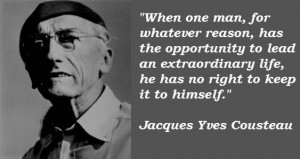 Jacques Yves Cousteau Quotes