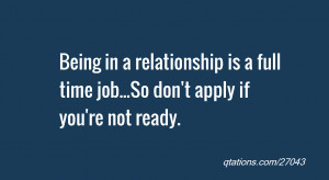 Quotes On Not Being Ready for a Relationship