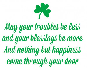 Sharing Irish Blessings...