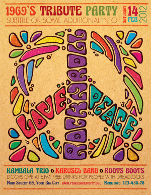 Peace Love Rock Roll Quot