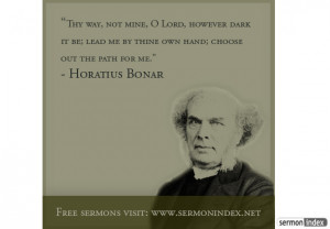 Horatius Bonar Quote
