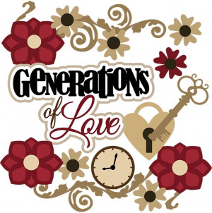Generations Of Love SVG Scrapbook Collection heritage svg file for ...