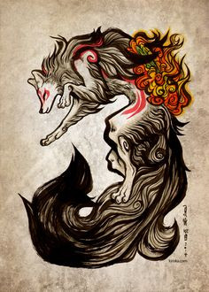 power of the wolf goddess ran through her, her sea-foam fur and blood ...