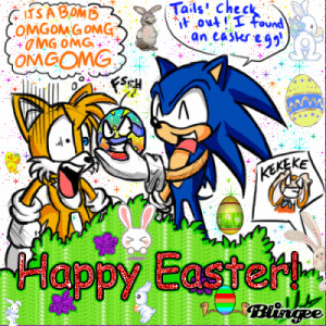 Happy Easter-Sonic and Tails