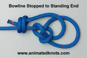 bowline with stopper to line bowline with stopper to line