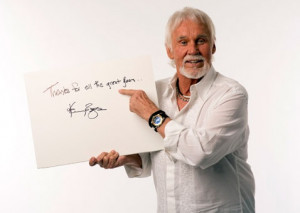Veteran performer Kenny Rogers acknowledged his fans' years of support ...