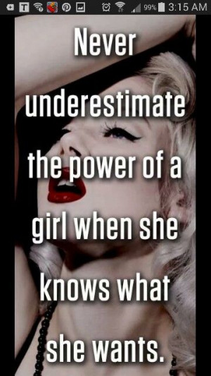 Never underestimate a girl