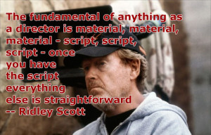 ... Quotes - Ridley Scott - Movie Director Quotes #scott #ridley #