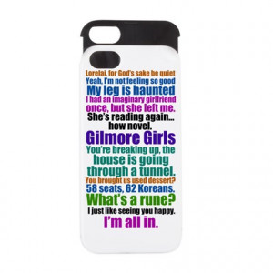 ... Gifts > Cute Phone Cases > Gilmore Girls Quotes iPhone 5 Wallet Case