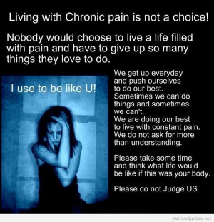 Chronic Pain is terrible
