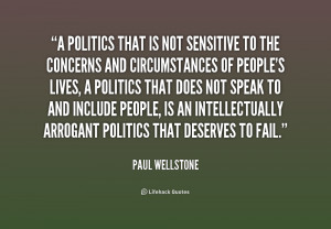 Politics That Not Sensitive