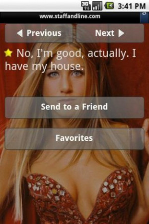 View bigger - Jennifer Aniston Quotes for Android screenshot