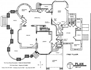 Blue Print - First Floor