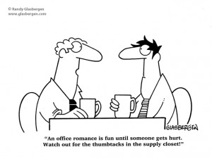 An office romance is fun until someone gets hurt. Watch out for the ...