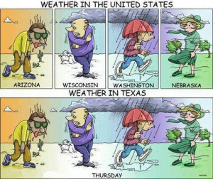 Yup..that's Tx weather for ya!