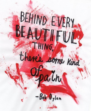 beautiful, girl, pain, quote, red, text