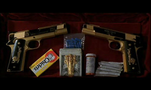 What type of 1911s are used in the movie Face Off?