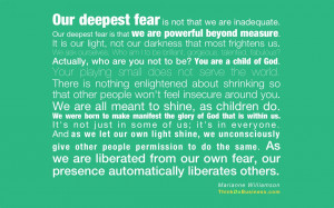 Our Deepest Fear-Quote-MarianneW-plain
