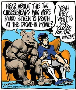 BELOW: 12 Chicago Bears - Green Bay Packers satire cartoons from 1989 ...