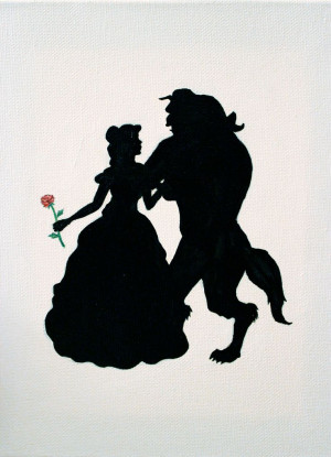 beauty and the beast silhouette - Google SearchBelle Silhouette ...