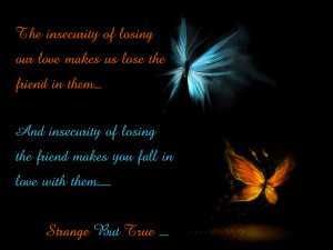 The insecurity of losing