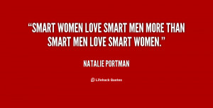 Smart women love smart men more than smart men love smart women