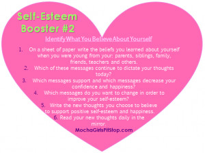 Self-Esteem Booster of the Week: Identify What You Believe About ...