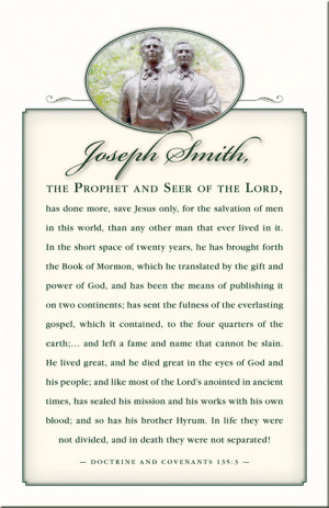 ... covenants hyrum smith joseph smith lds mormon restoration TumblrStake