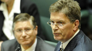 Ted Baillieu making his valedictory speech Picture Andrew Batsch