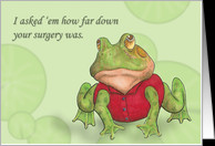 Knee Surgery Group Humor card - Product #586750