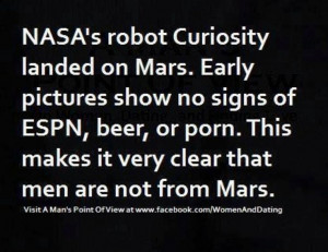 Men are Not from mars!