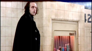 Vincent Schiavelli as subway revenant in Ghost