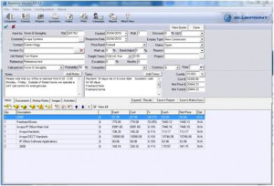 quote detail screen quickly view and edit quotes