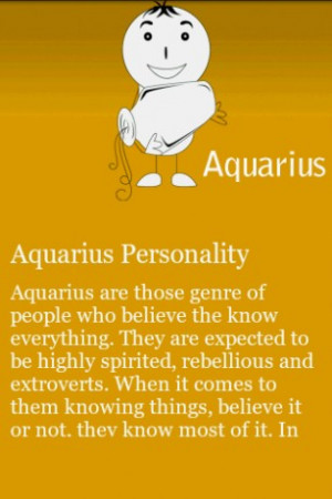 of aquarius like what traits are peculiar to aquarius personality