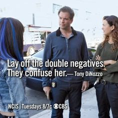 Great quote from Tony about Ziva More
