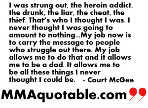 Court McGee on overcoming heroin addiction