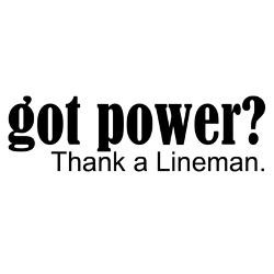 got_power_thank_a_lineman_rectangle_decal.jpg?height=250&width=250 ...