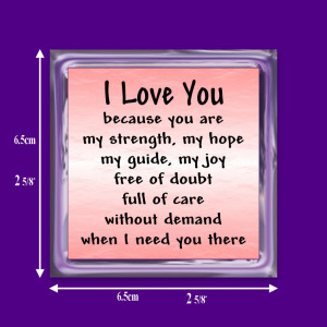 Details about I LOVE YOU VERSE MAGNET HUSBAND, WIFE, BOYFRIEND GIFT