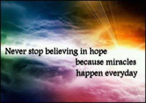 miracles happen every day