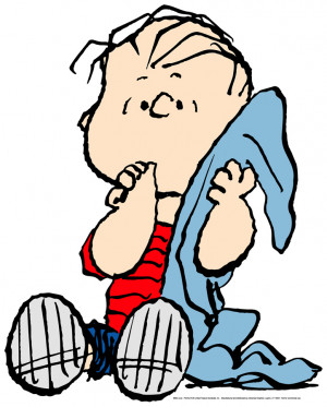 linus cartoon peanuts