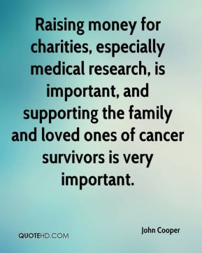 John Cooper - Raising money for charities, especially medical research ...