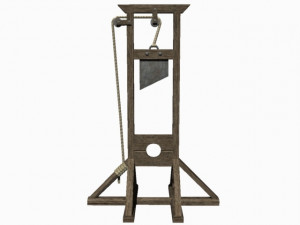 The Guillotines were used to execute people back in the day, mainly ...