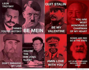 Dictatorial Valentine’s Day Cards