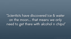 Scientists have discovered ice & water on the moon… that means we ...